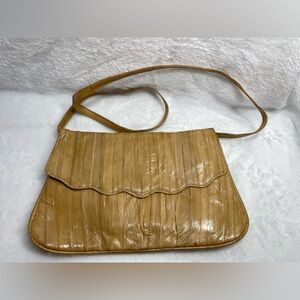 Authentic 1970’s eel skin clutch/Crossbody